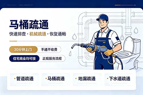 富锦马桶疏通