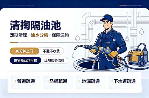 富锦清掏隔油池